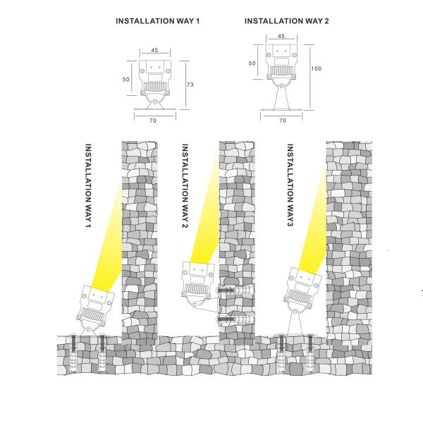 SMD3030 18W 1000mm Low Voltage Wall Wash Light