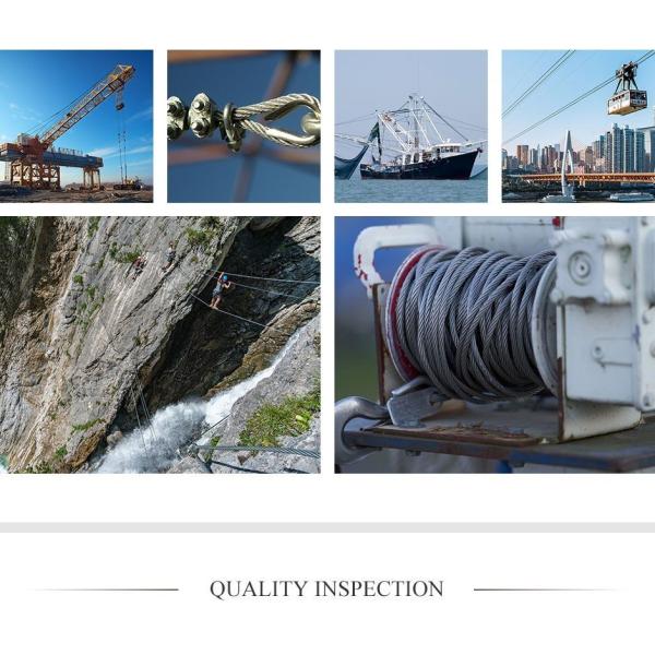 Steel Cable Carbon Elevator Crane Plastic Coated Galvanized Stainless Steel Wire Rope