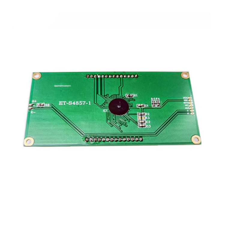 Custom Display Module 3 Digit Yellow Backlight Black Words with PCB