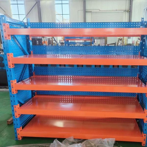 5 Shelves Warehouse Storage Rack Metal Boltless Industrial Shelving Customized Width
