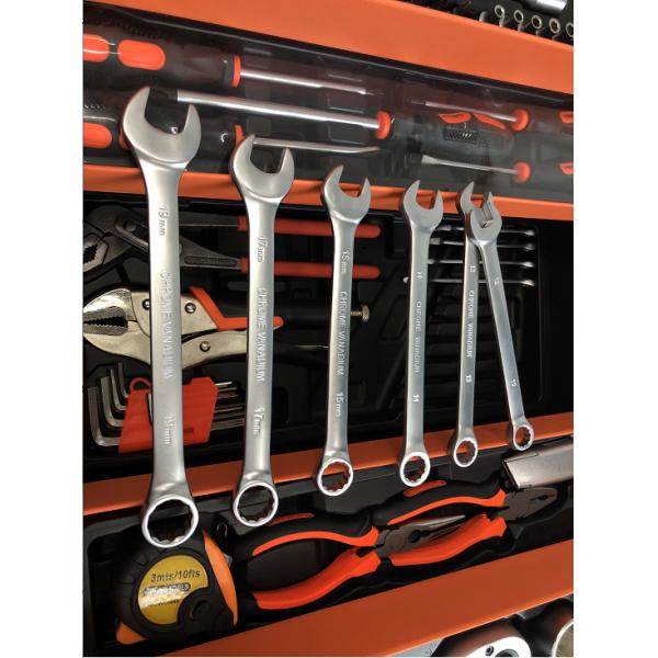 Three Layers Portable Steel Toolbox Multi-Function Household Folding Hardware Storage Box Auto Repair Toolkit