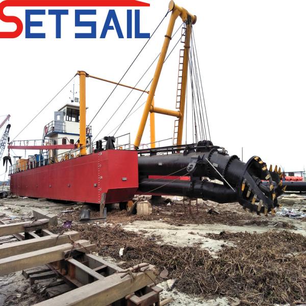 River Sand Cutter Suction Dredging Machine with Slurry Pump Dredging Depth 8m-30m Design