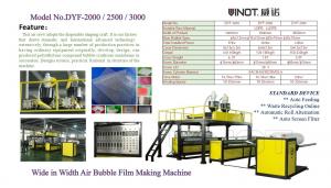China High - yield high - speed multi - layer 2500mm bubble film making machine LDPE materials on sale