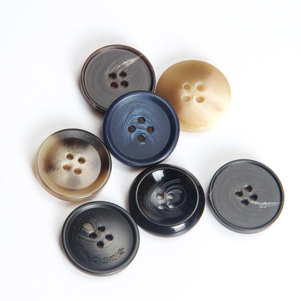 high quality custom 2holes/4holes resin polyester shirt button coat button business suit button