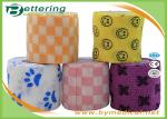 Printed Veterinary elastic Non Woven Cohesive Bandage with various patterns