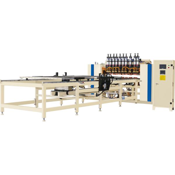 Automatic Swing Base Welding Machine , Wire And Tube Profile Mesh Welding Machine