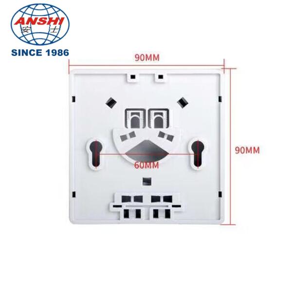 2 Port Ftth Faceplate Termination Box Socket Panel Fiber Distribution Box Information Indoor