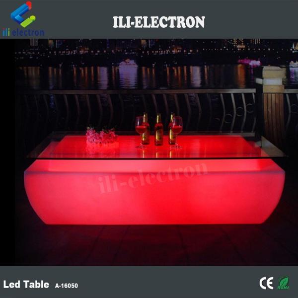 Stylish remote control LED illumination glowing bar table/ bar cassette