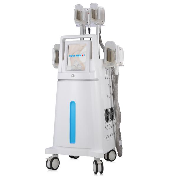 Vertical Model Body Slimming Machine 4 Handles Working Simultaneously