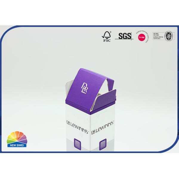 Eye Cream Packaging Folding Box Silver Paper Reverse Uv Coating