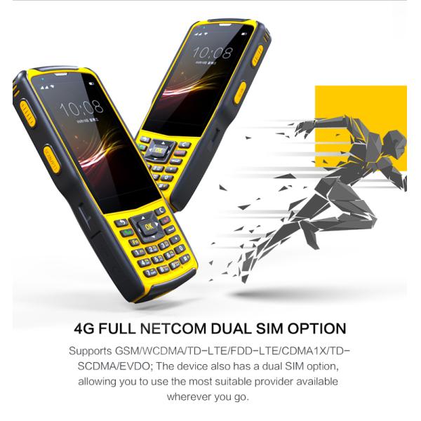 S5 Model IP67 Industrial Android 7.0 Handheld PDA Qr Code Scanner 1D 2D Barcode Reader for Logistics Warehouse