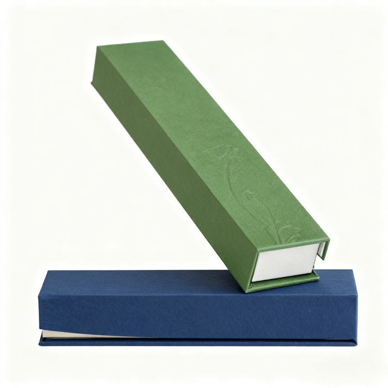 Luxury Solid Color Rectangle Clamshell Incense Box Custom Kraft Paper Packaging For Gifts Rigid Boxes Sponge Lining Stamping