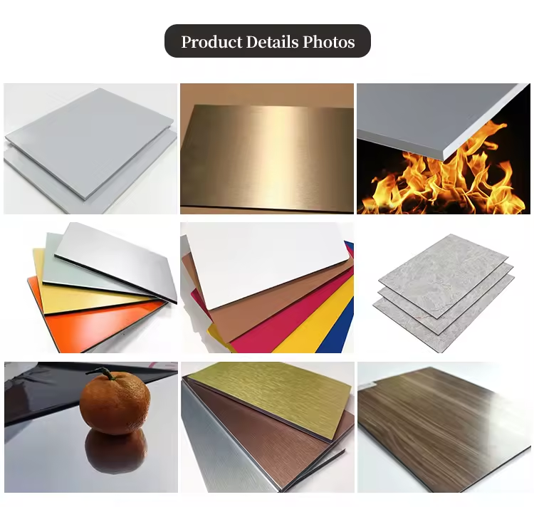 Uvproof Dark Blue Durable Pvdf Aluminium Composite Panel Cladding Lightweight Fire Retardant Acp Sheet