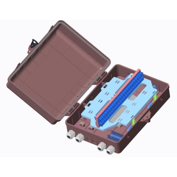 Waterproof Outdoor ABS Plastic Fiber Splitter Distribution Box FTTX Solutions