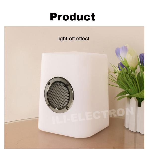 3D Stereo Plastic LED Light Speakers Wireless Remote Control
