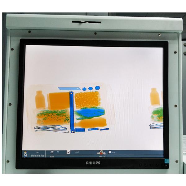 Airport Security Checking X Ray Parcel Baggage Scanner Machine Inspection System SF6550 With Uk Pcb Board