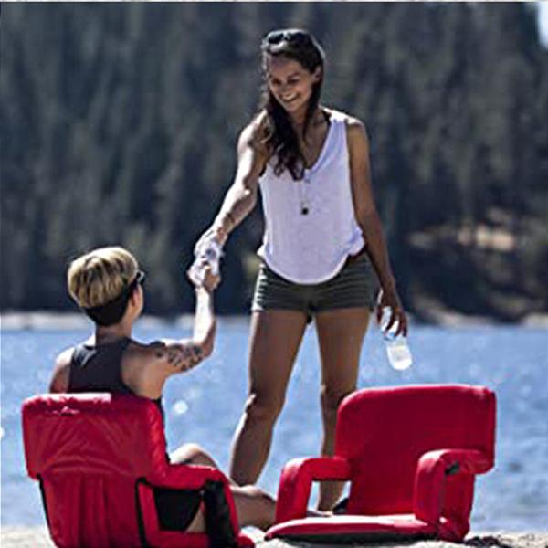 Cordless Heated Stadium Seat Cushion Effortless Carrying Plastic Material