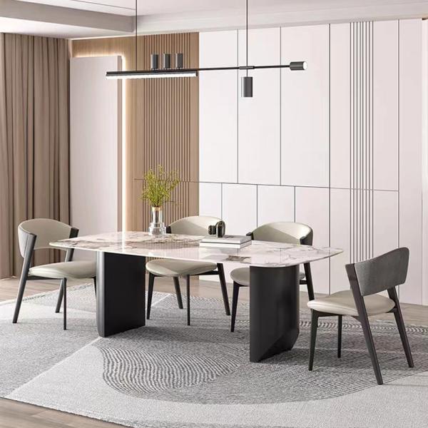 High End Luxury Modern Dinning Table Marble Top Dining Table Sets For Dining Room