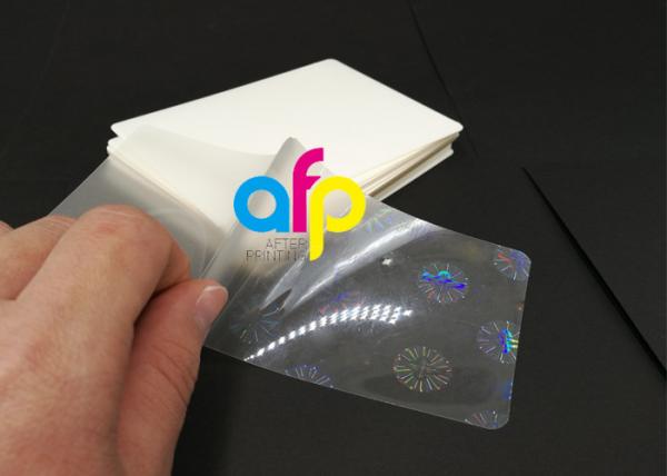 Buy Hologram Laminating Pouches Matte Finish / Glossy at wholesale prices