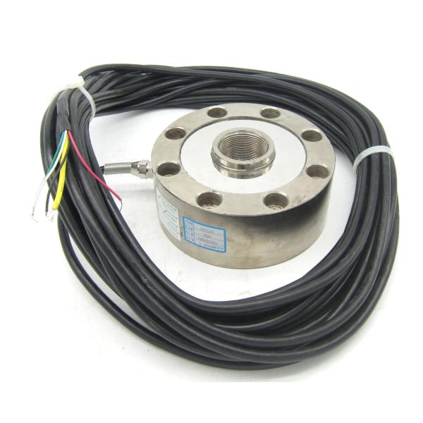 High Temperature Loadcell 30T Compression Load Cell Sensor Through-Hole Donut Axle for Truck Input Resistance 725±8 ohm