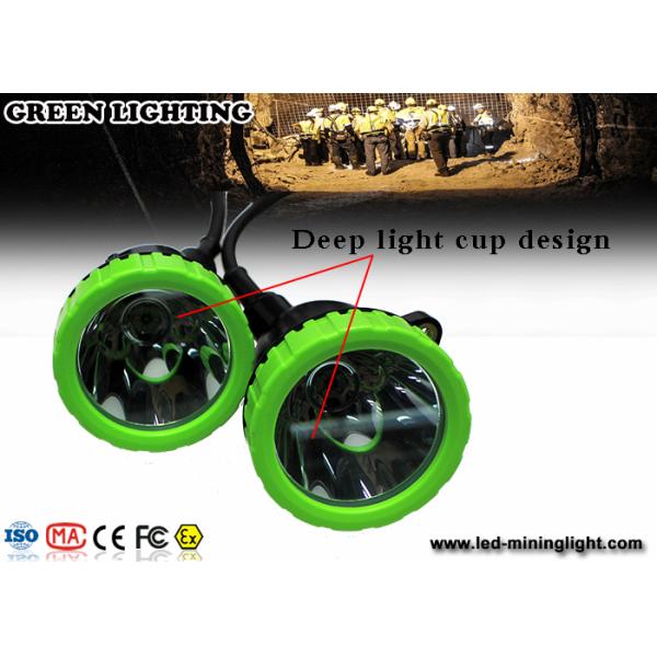 Over 500m Lighting Range Underground Mining Light , 3.7V 11.2Ah LED Mining Lamp