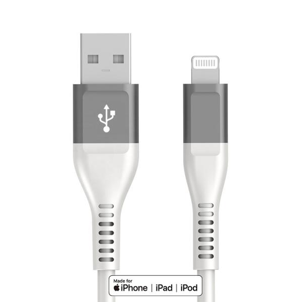 MFI Certified Nylon Braided USB Charging Cable Customized Logo For Iphone Apple