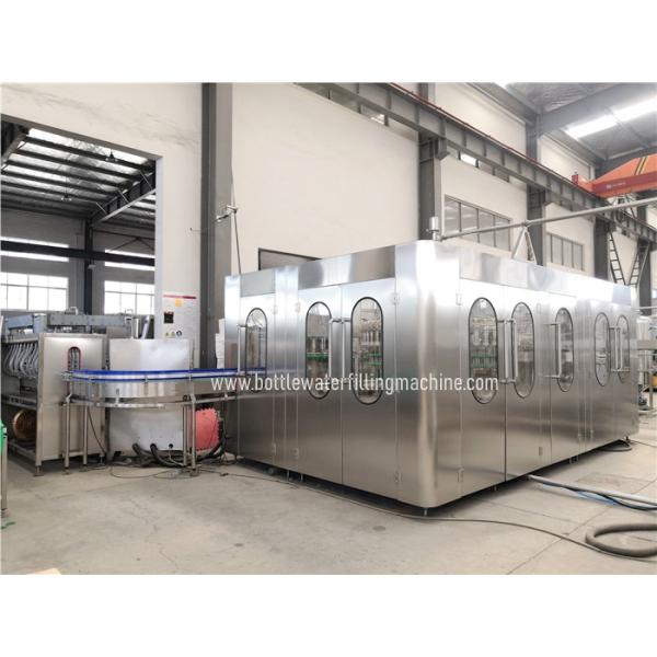 3 In 1 Monoblock Isobaric 24bpm Bottle Filling Machine