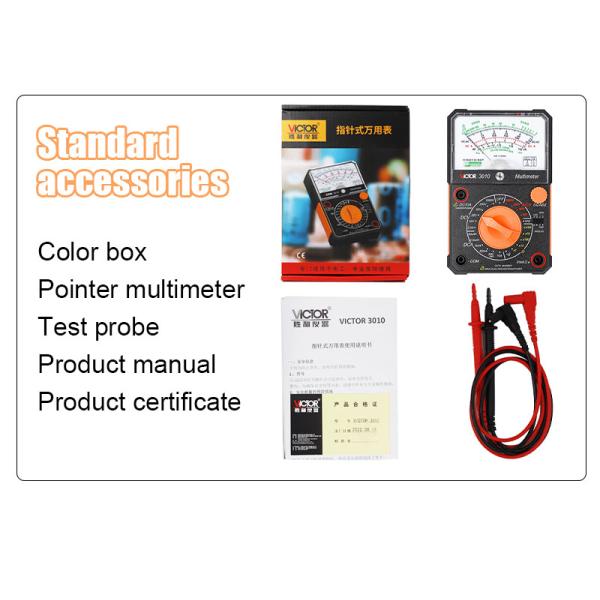 Portable Commercial Electric Analog Multimeter Tester For Small Current Circuits