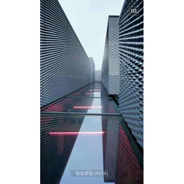 Plain Decorative Expanded Metal Mesh Sheet T304 4.0mm Thickness 2.5m Width
