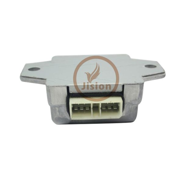 Excavator controller side view