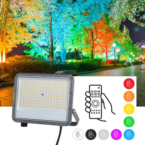 Adjustable color temperature floodlight with high brightness, waterproof and multi-purpose