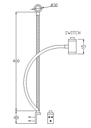 3W Headboard Reading Light with On/Off Switch Flexible Wall Mount LED Lighting Solution