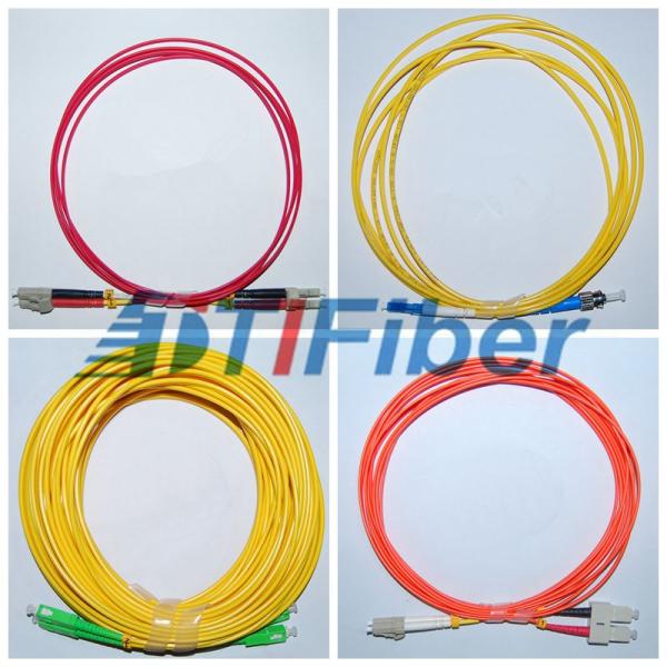 10M FTTH Fiber Patch Cord With SC / APC Singlemode Mutimode Simplex Duplex
