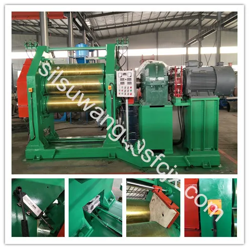 Automatic Grade Three Roller Rubber Calender with 0.2mm Thickness Precision and CE Certification