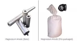 Customized Current Magnesium Anode With D Trapezoid Shape And ISO9001 / ROHS Certification Prevent Or Slow Down The Rusting Of Steel Structures