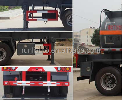 China Factory 3 Axle 20CBM Transport Heavy Duty Corrosive Substance Transport Tanker Semi Truck Trailer Tank Semi Trailer Tank
