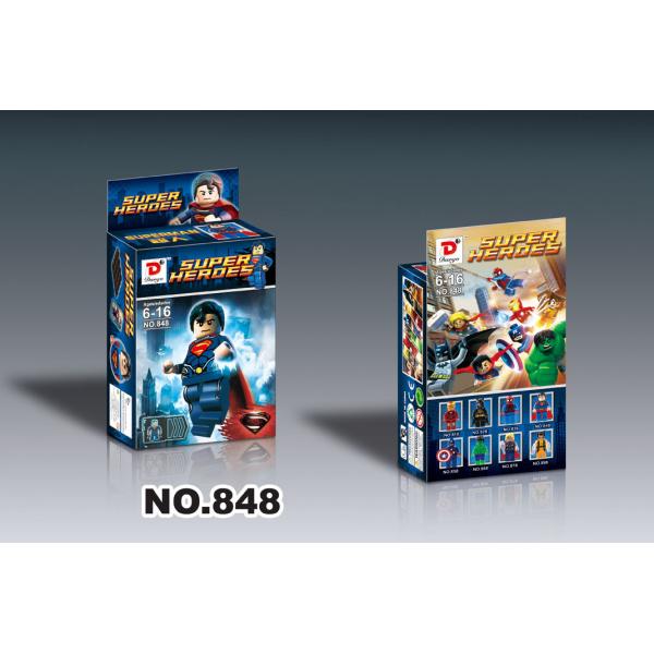 Classic cartoon models superhero block