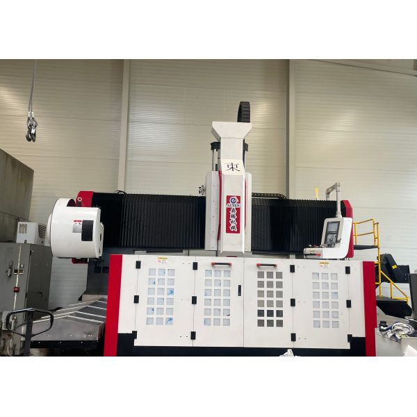 2x37kW Servo Spindle Motor Power CNC Metal Drilling Marking Machine 300mm Thickness