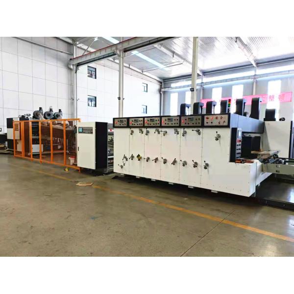 Fully Automatic 5colors Printer Slotter Die Cutter Machine Corrugated Carton Box