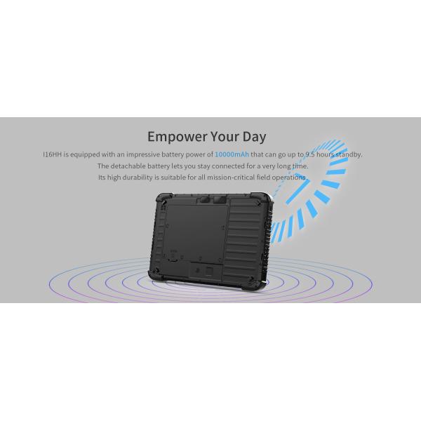 Sunlight Readable Anti-glare Screen Rugged Tablet with 4G Win10 and Bar Code Scanner
