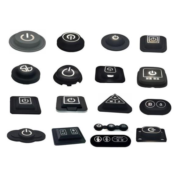 Durability Silicone Rubber Keypads Customized Shape / Logo Operating Temp -40℃ to 250℃