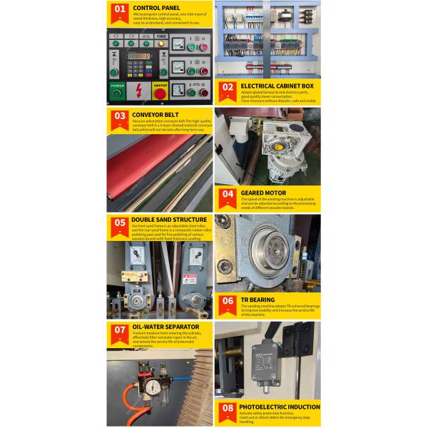 R-R1000 Solid Wood Flooring Sanding Machine with 1000mm Maximum Processing Board Width