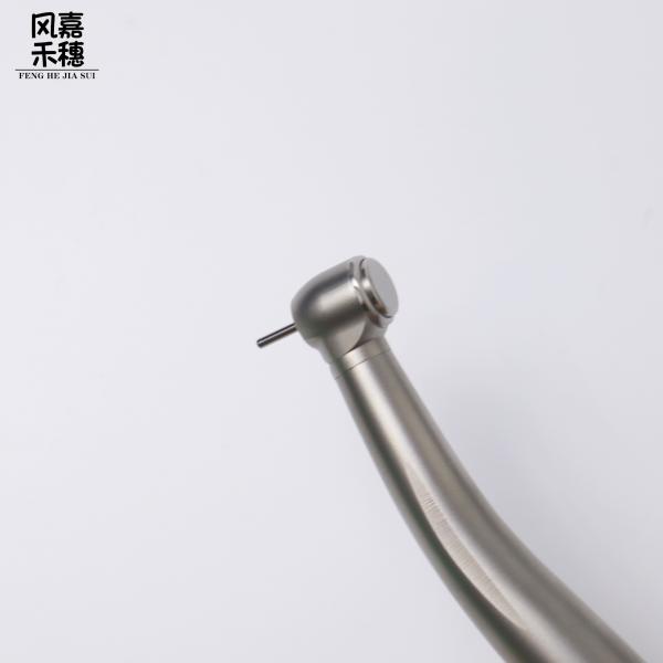 Silver High Speed Fiber Optic Dental Handpiece Push Button Quick Coupling
