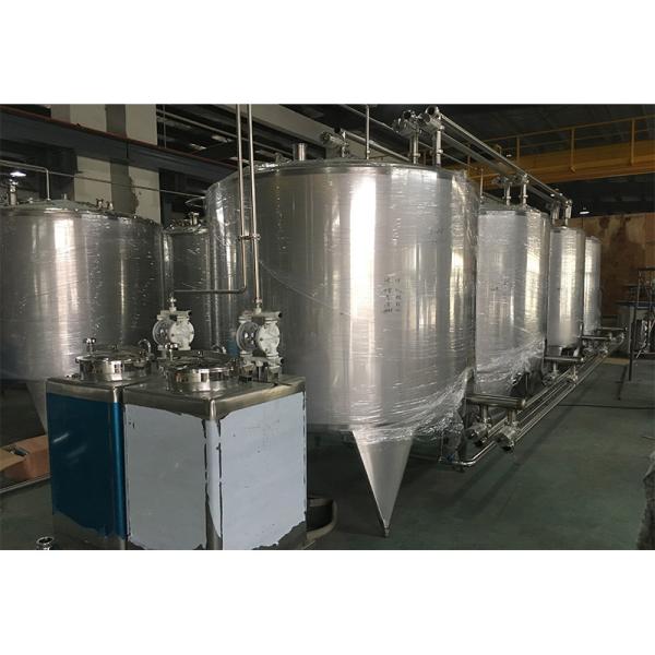 High Quality Customized CIP System For Fruit Processing Line Clean In Place Machine SUS304/316 With PLC