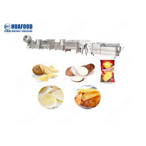 200kg/H Semi-Automatic Potato Chips Processing Line