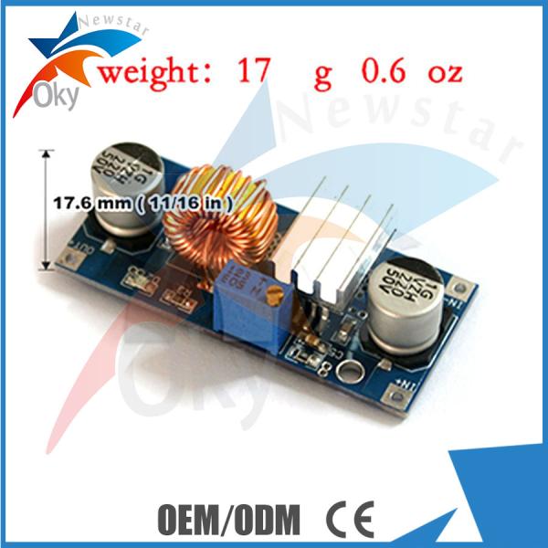 5A buck converter Step Down Adjustable 4-38V Power Supply Module for Arduino , LED Lithium