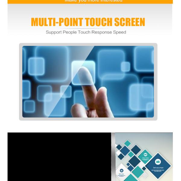 All-In-One PC 43inch 10points IR touch/PACP touch Podium Windows 10 Interactive Query Machine built in i3/i5/i7 CPU WIFI