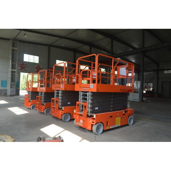 Hydraulic Auto Self Propelled Elevating Work Platforms with LED Battery Condition Indicator