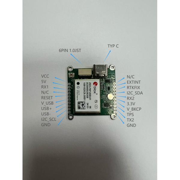 ZED-F9P-05B GPS Development Board with 1cm Accuracy for Drones