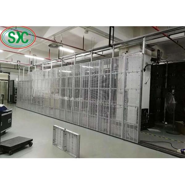 Wafer Chip Transparent LED Screen , Indoor Transparent LED Display